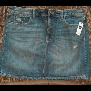 GAP denim mini skirt